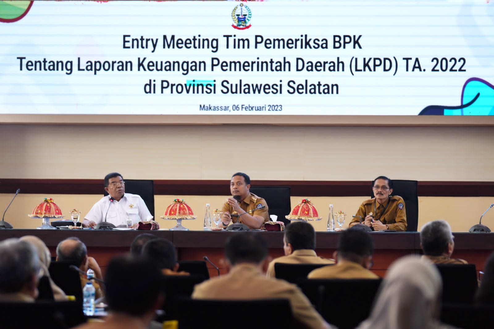 Gubernur Sulsel Buka Entry Meeting Tim Pemeriksa BPK